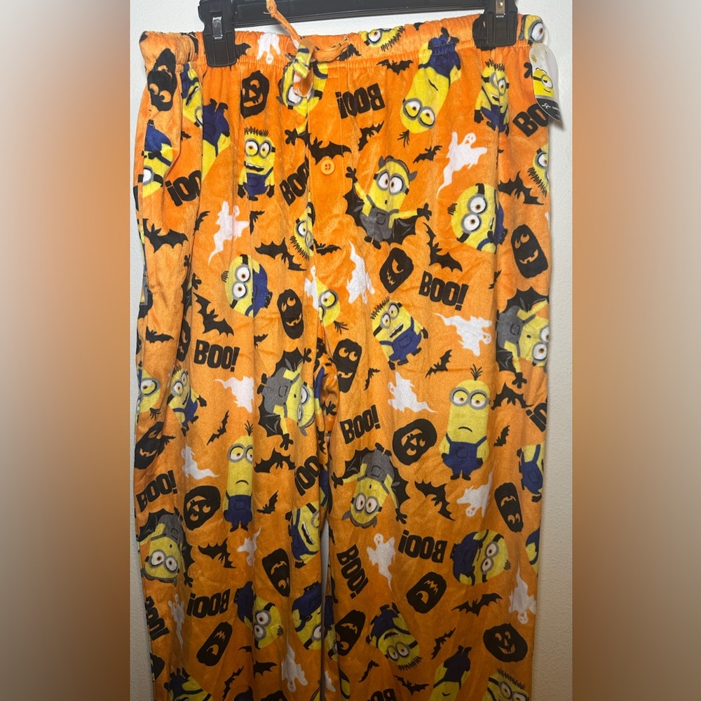NEW - Illumination Minions Halloween Lounge  Pants Men/Unisex